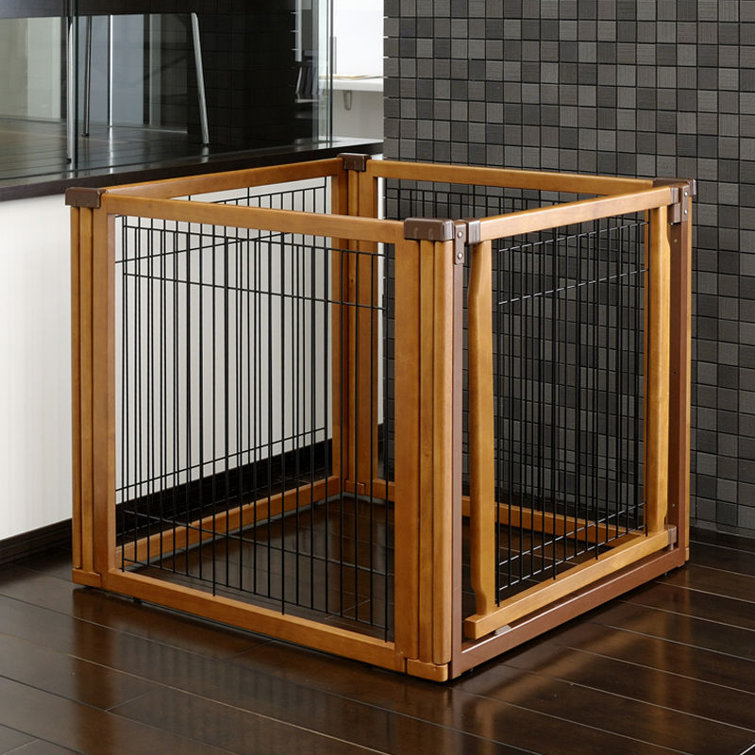 Richell Wood Free Standing Pet Gate With Door & Reviews Wayfair